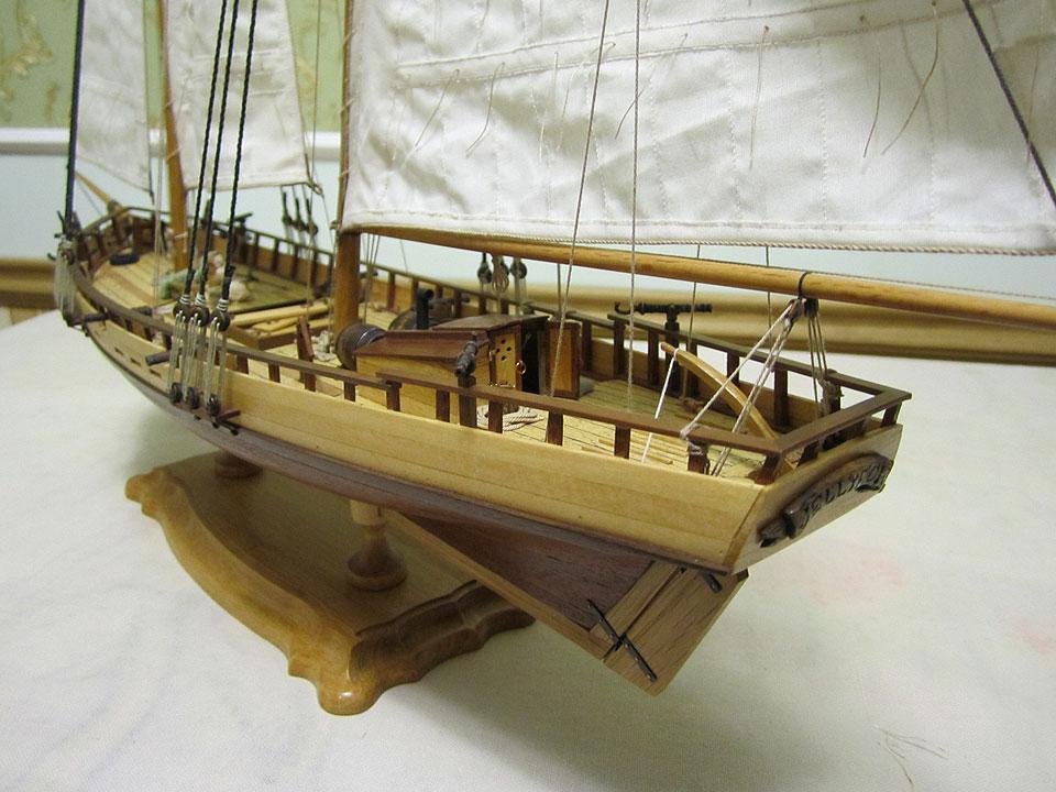 Модель корабля: пиратская шхуна Медуза