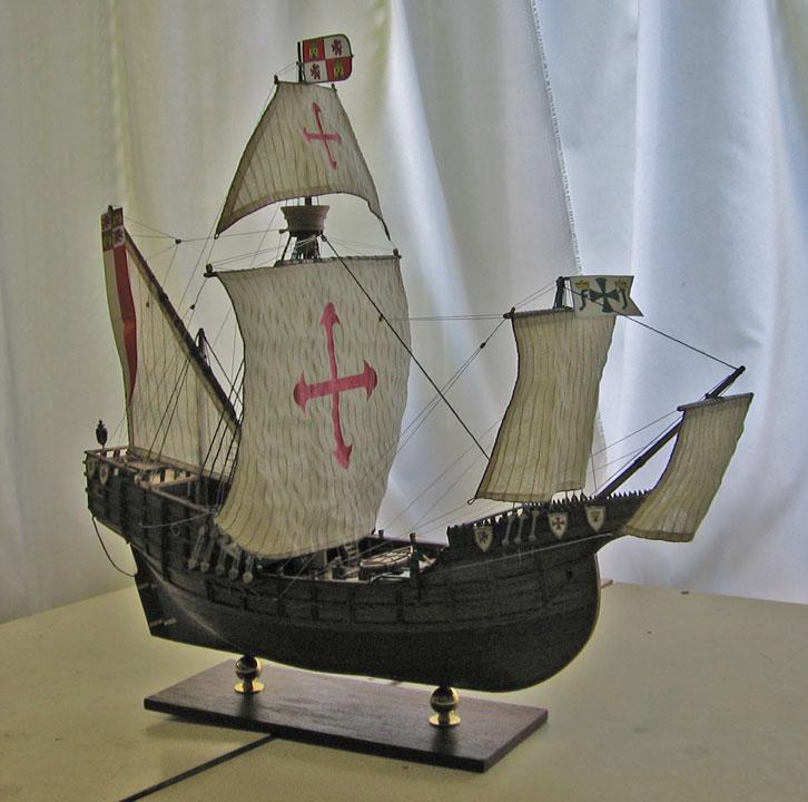 Модель парусника: Каравелла «Санта Мария»