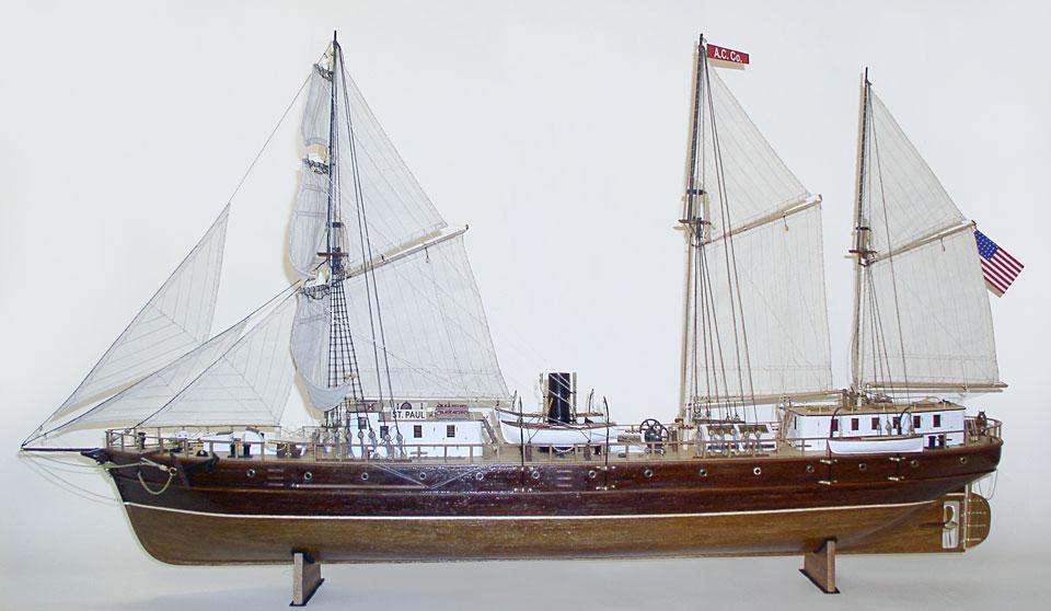 Модель корабля: Пароход «Сент Поль»